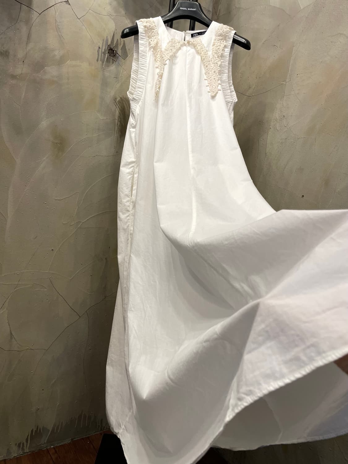 자라 빅카라 세일러 자수 맥시롱 드레스 55~66 상품이미지5