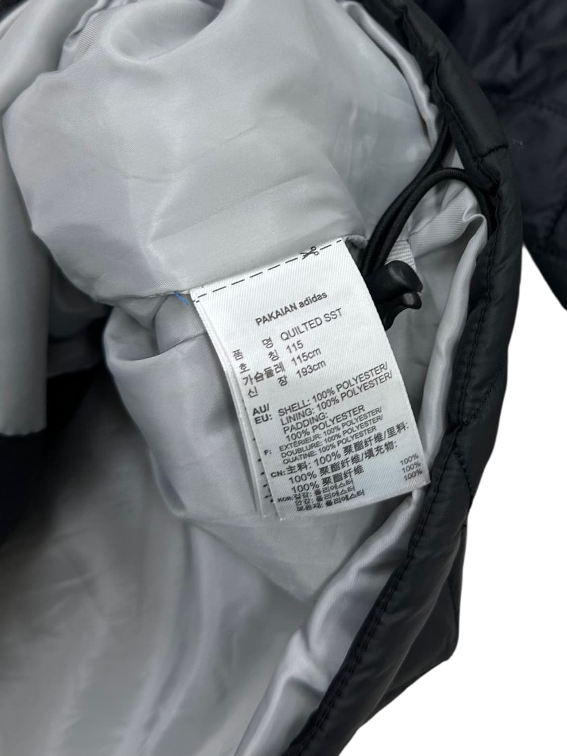 아디다스 퀄팅점퍼 블랙 (4XL) 상품이미지7