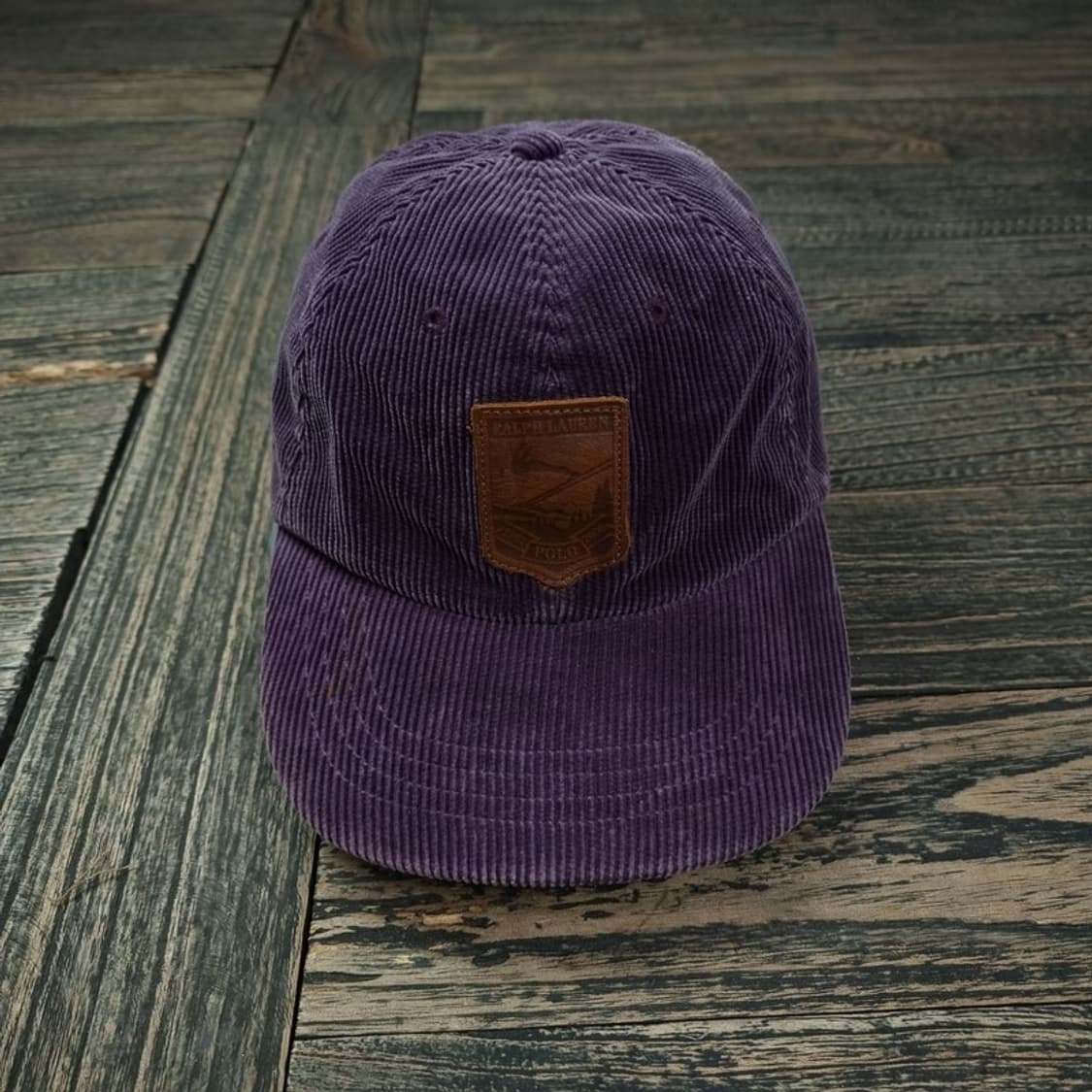 [폴로 랄프로렌] 90's 빈티지 레더 패치 코듀로이 캡 P01266 상품이미지2