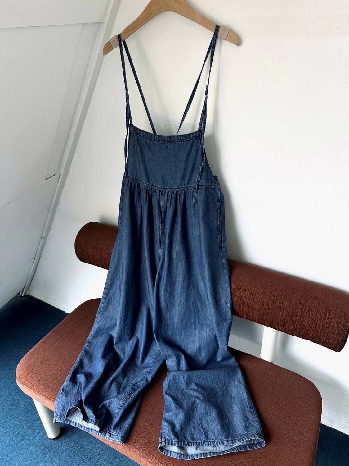 2way design easy overall denim 상품이미지1
