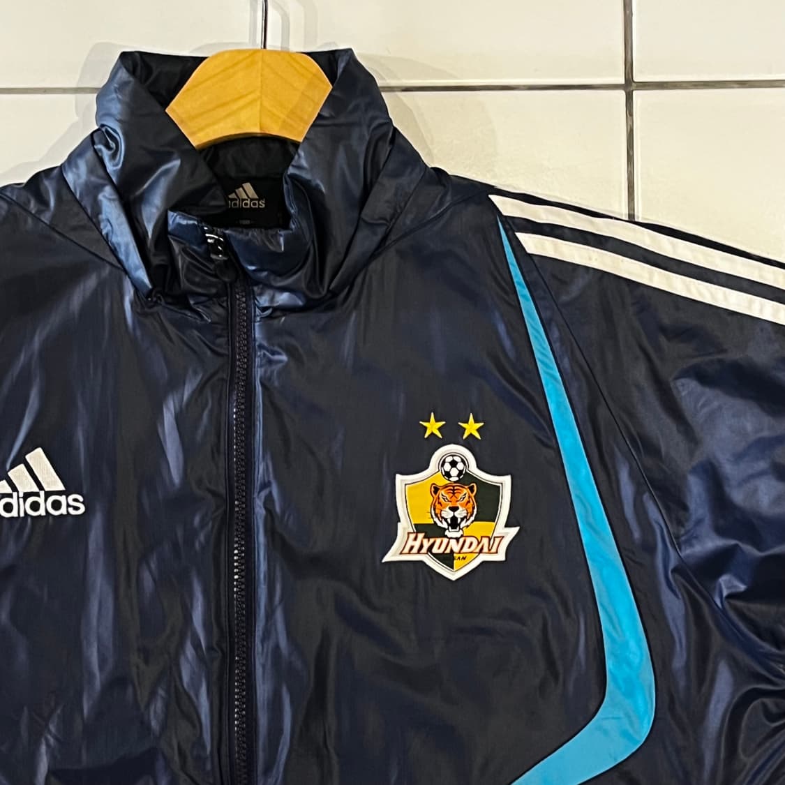 아디다스 울산현대 08년도 올웨더 바람막이 스타디움 재킷 상품이미지3