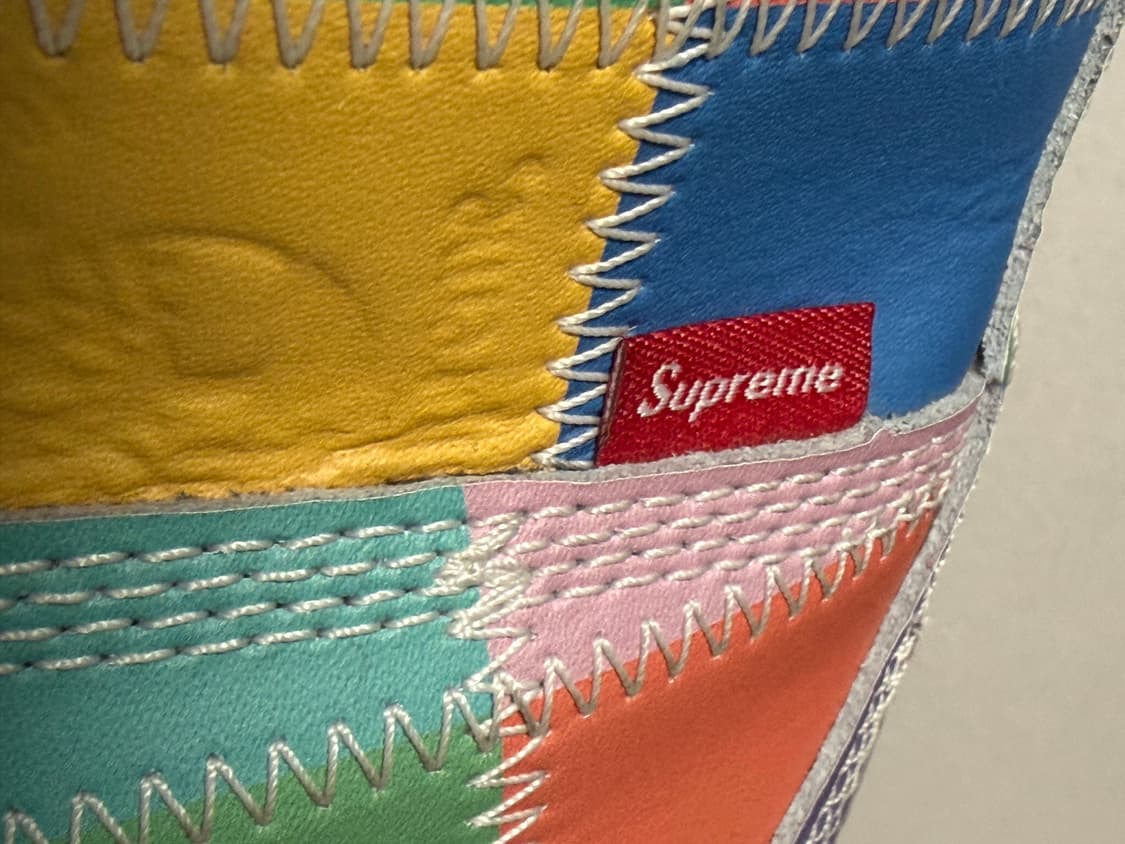 팀버랜드 x 슈프림 패치워크 6인치 프리미엄 워터프루프 부츠 멀티컬러 - 상품이미지7