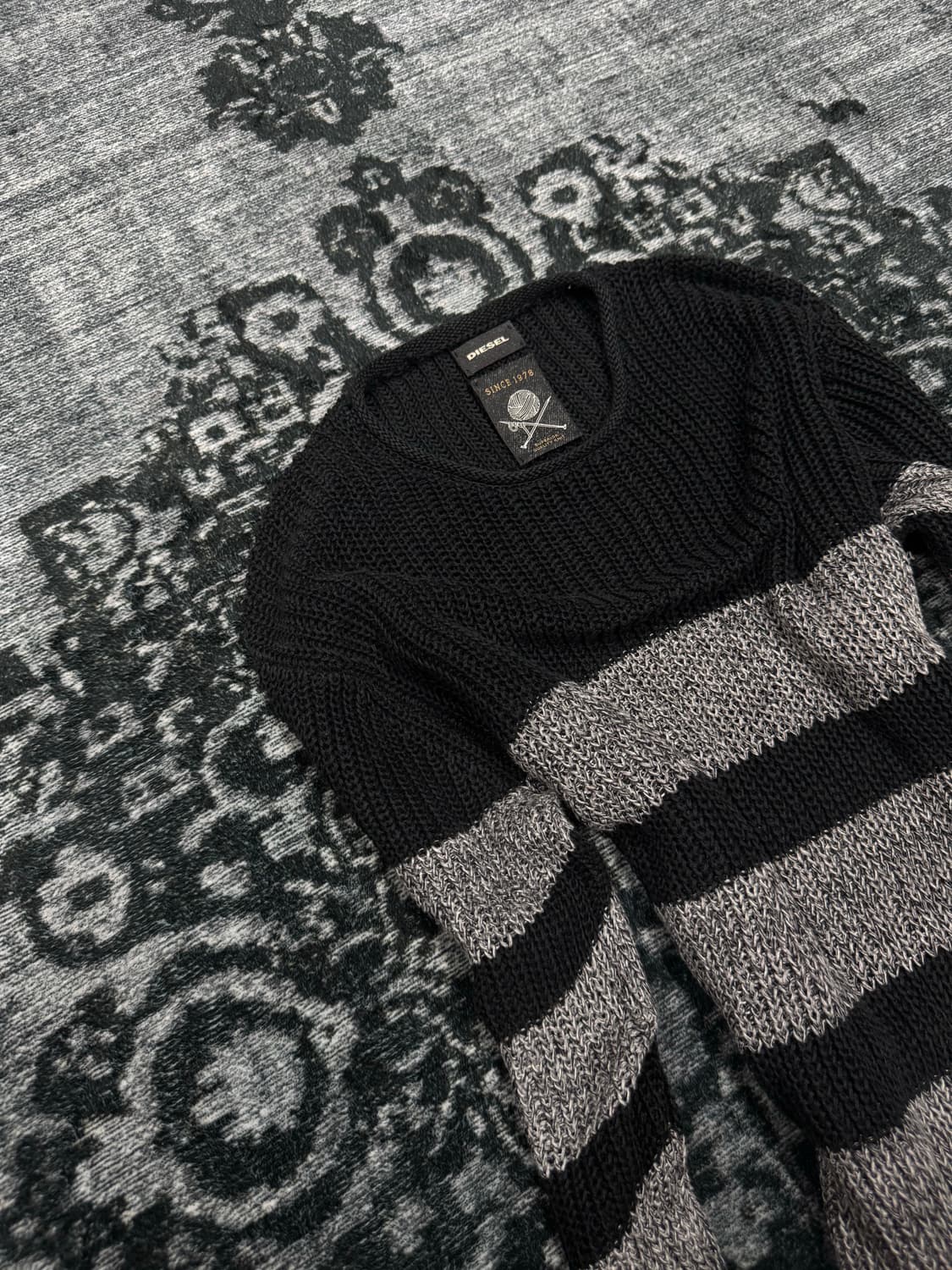 Diesel stripe see through sweater  상품이미지2