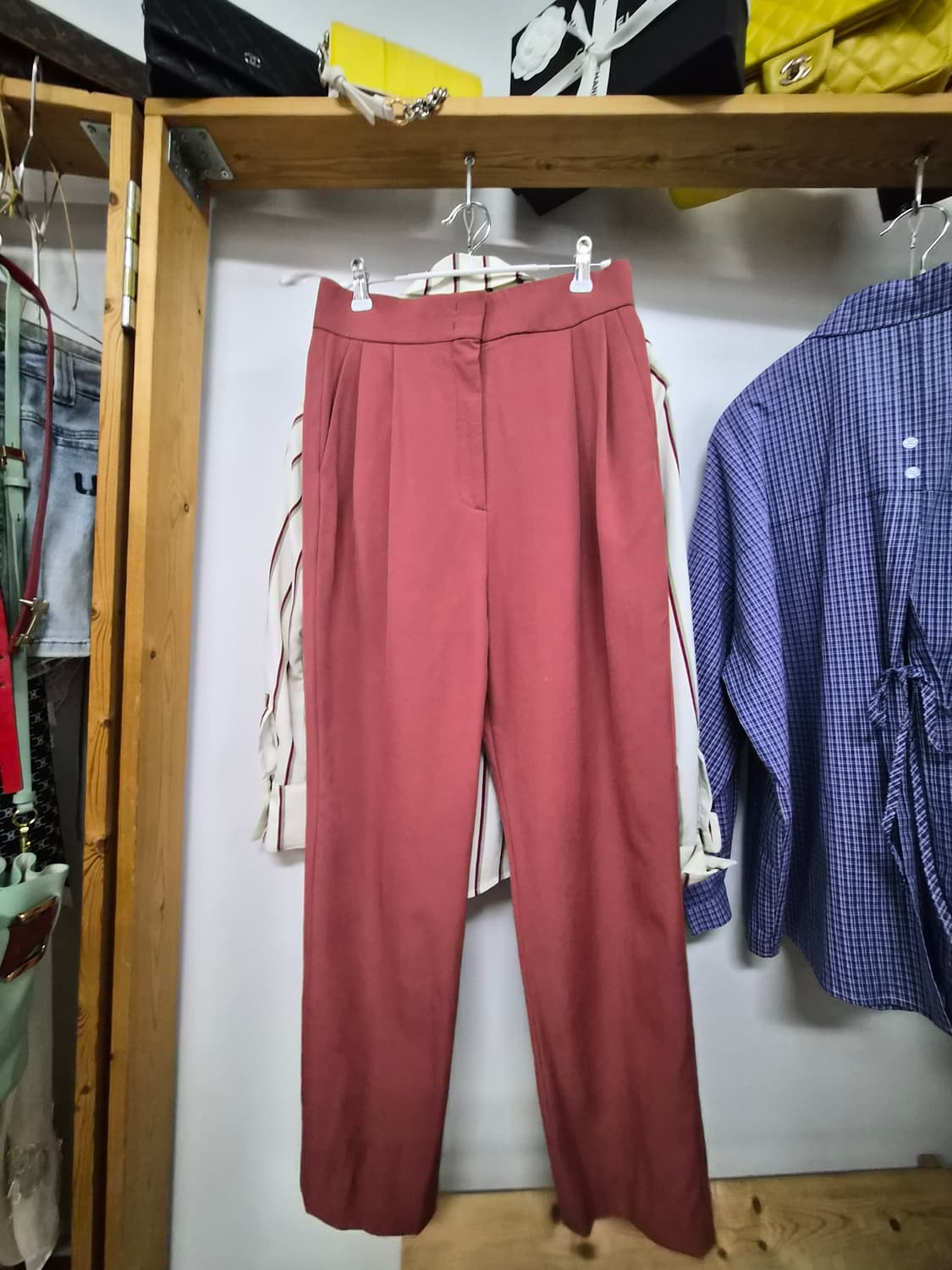 잇미샤스트라이프 셔츠. 미샤춘추슬랙스 상품이미지7