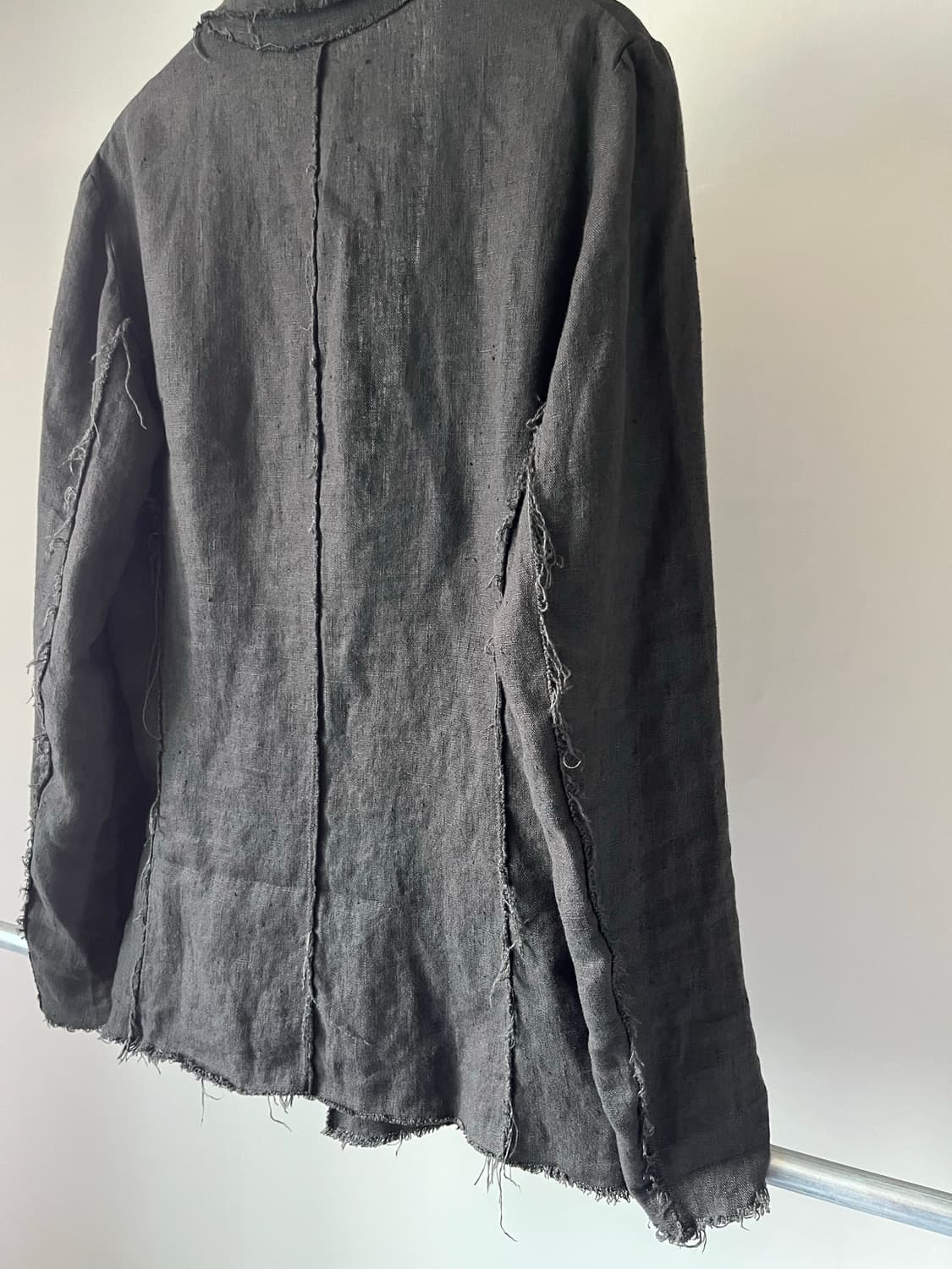 Poeme Bohemien Cut Off Linen Jacket 상품이미지7
