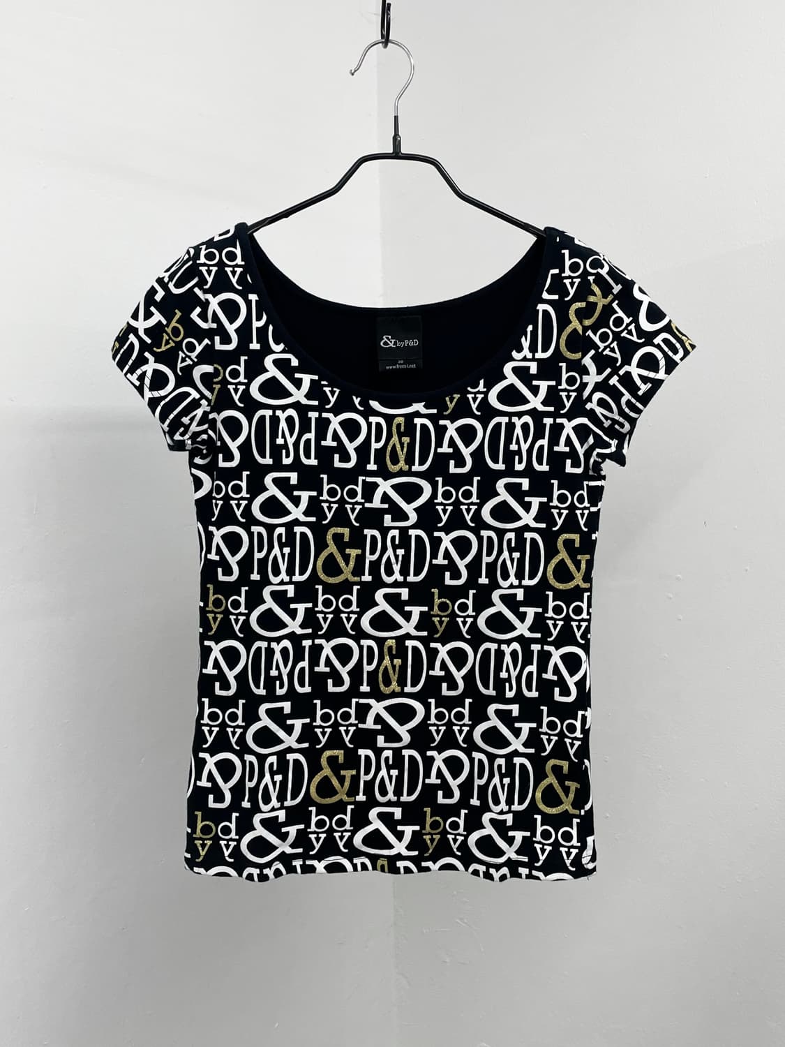 핑키앤다이안 갸루 레터링 탑 상품이미지5