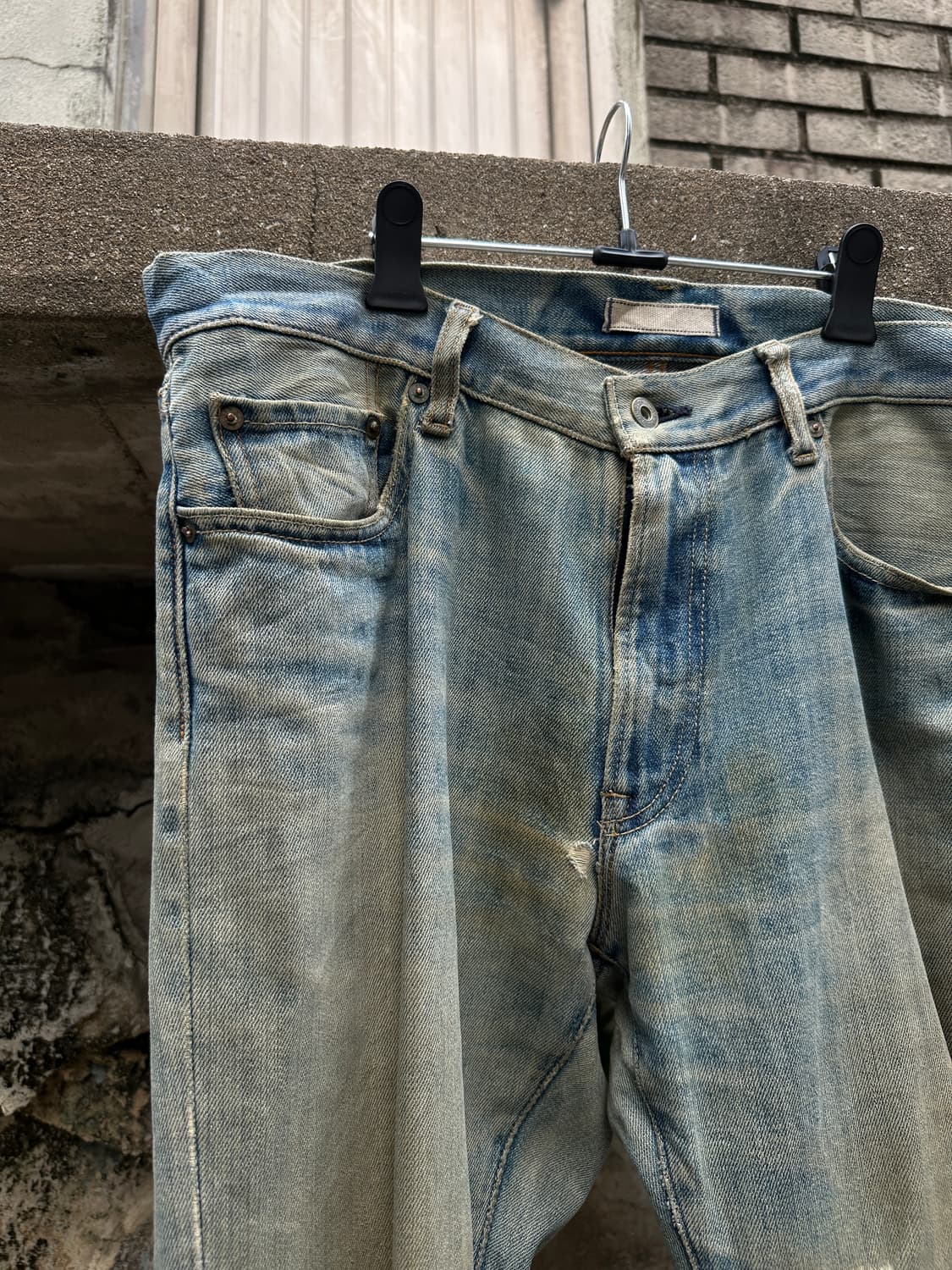 Dirty washing distressed jeans 상품이미지4
