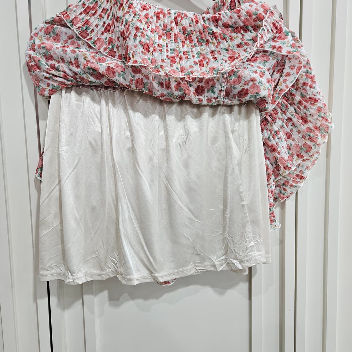 엑시즈팜 플라워 캉캉 쉬폰 스커트 상품이미지7