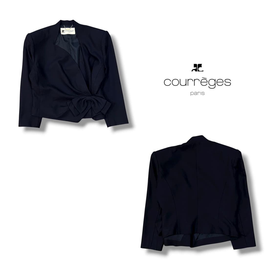 꾸레쥬 리본 블레이저 y14018 상품이미지1