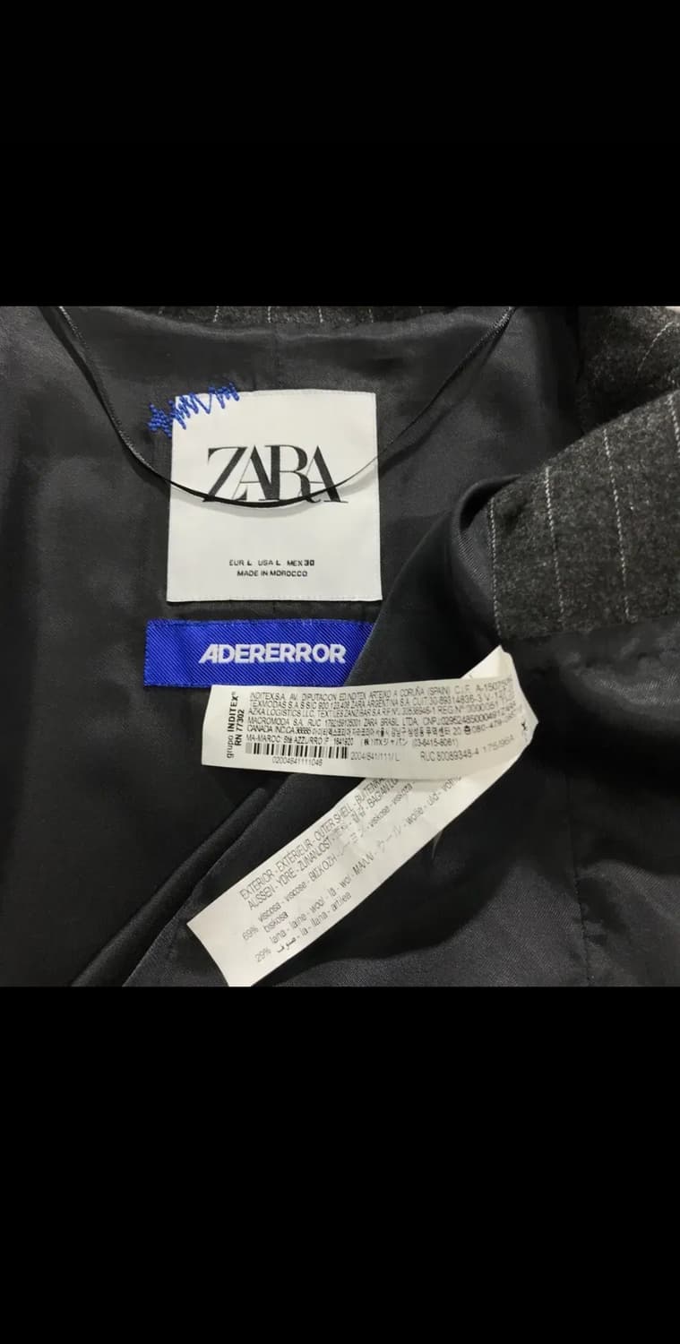 [[L, A급, 공용]@ 자라x아더에러 스트라이프 오버사이즈 블레이져 상품이미지9