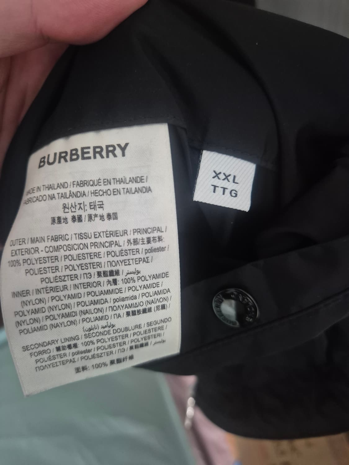 버버리 리버시블 빈티지 체크 후드 자켓 상품이미지4