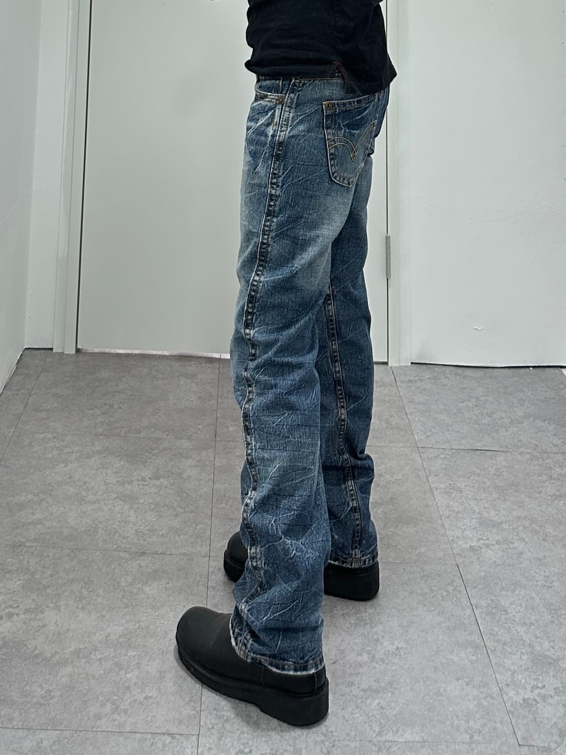 CLEF DE SOL washing denim pants 상품이미지2