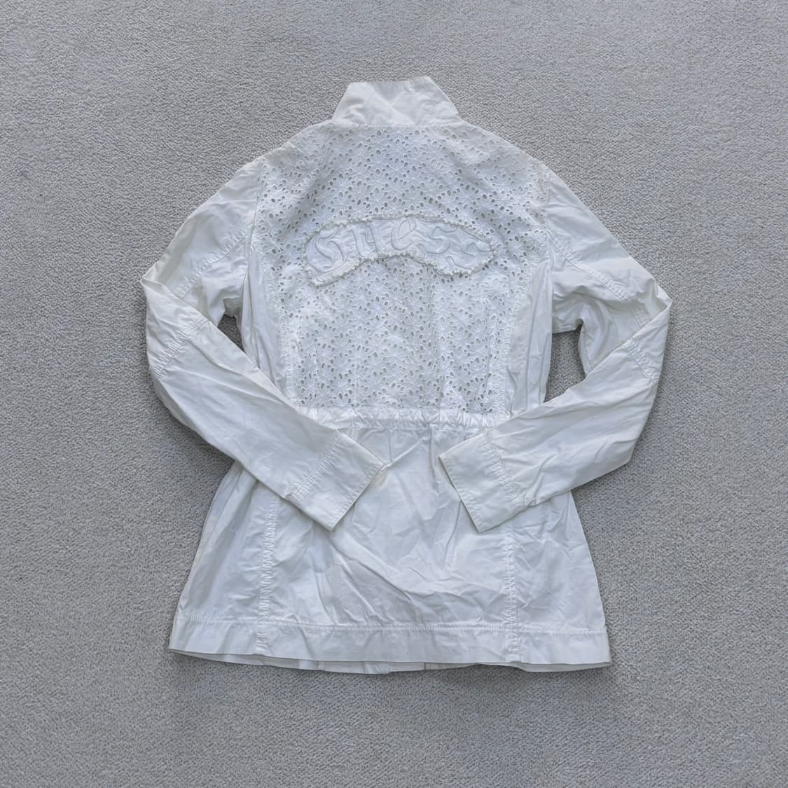 XS 게스 여성 레이스 패치 야상 자켓 0326E 상품이미지2