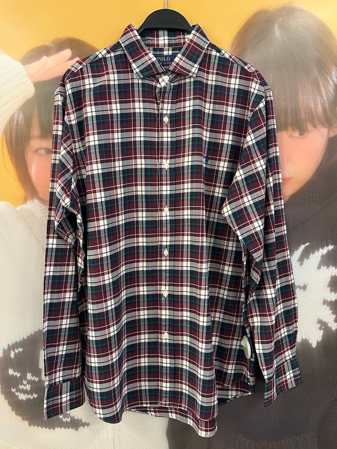 POLO 폴로 체크 긴팔셔츠👔 상품이미지1