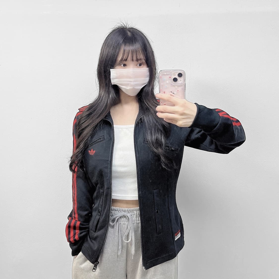 아디다스 팀 트레포일 레이싱 트랙탑 져지 블랙 상품이미지1