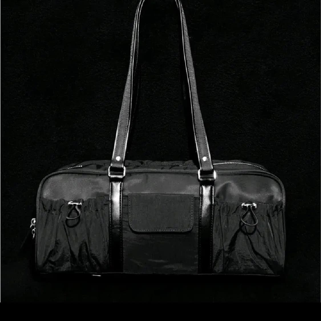 우화 가방 숄더백 블랙 RECTANGLE 3POCKET TOTE  상품이미지2