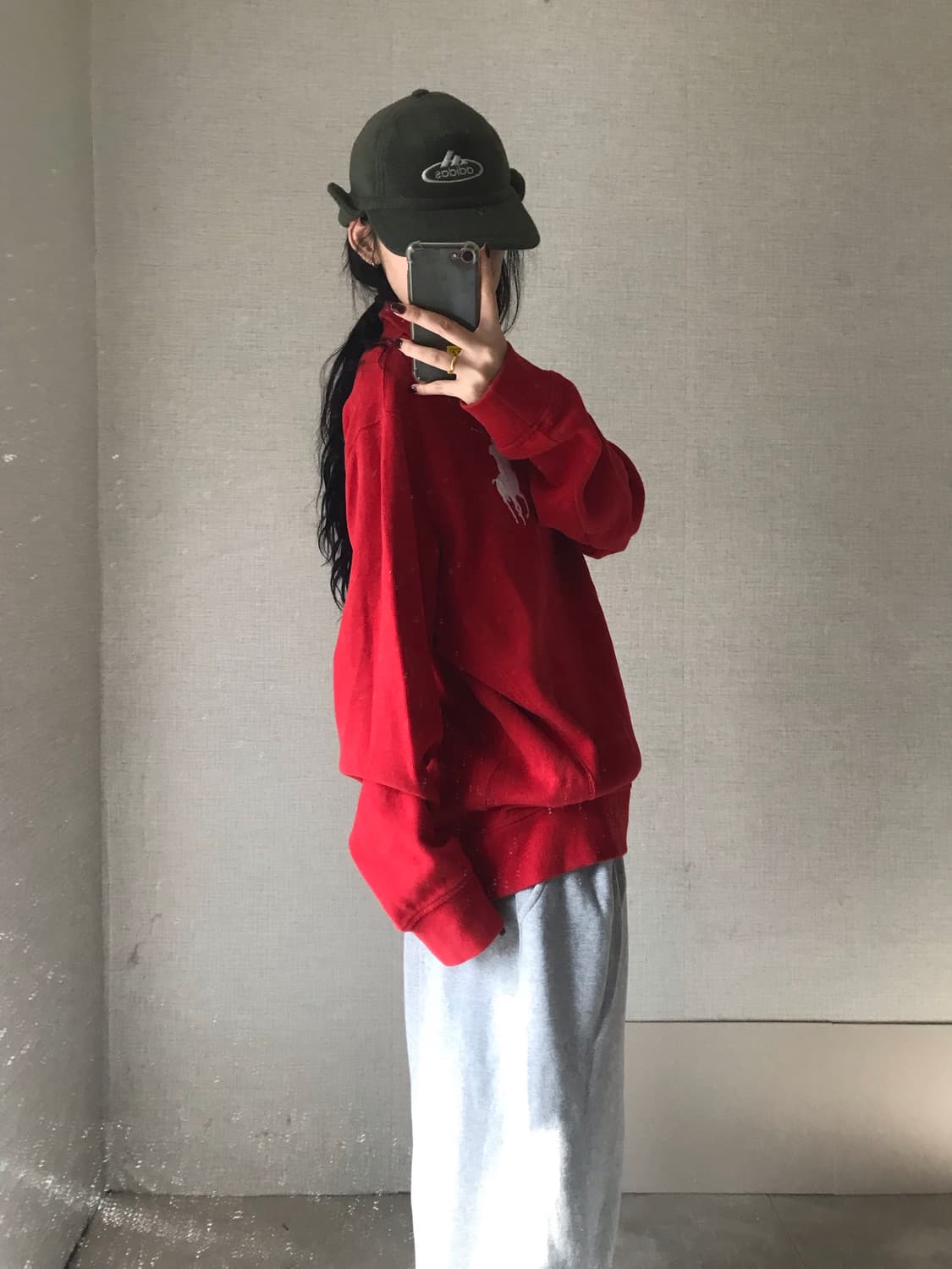 폴로 레드 빅포니 반집업 상품이미지4