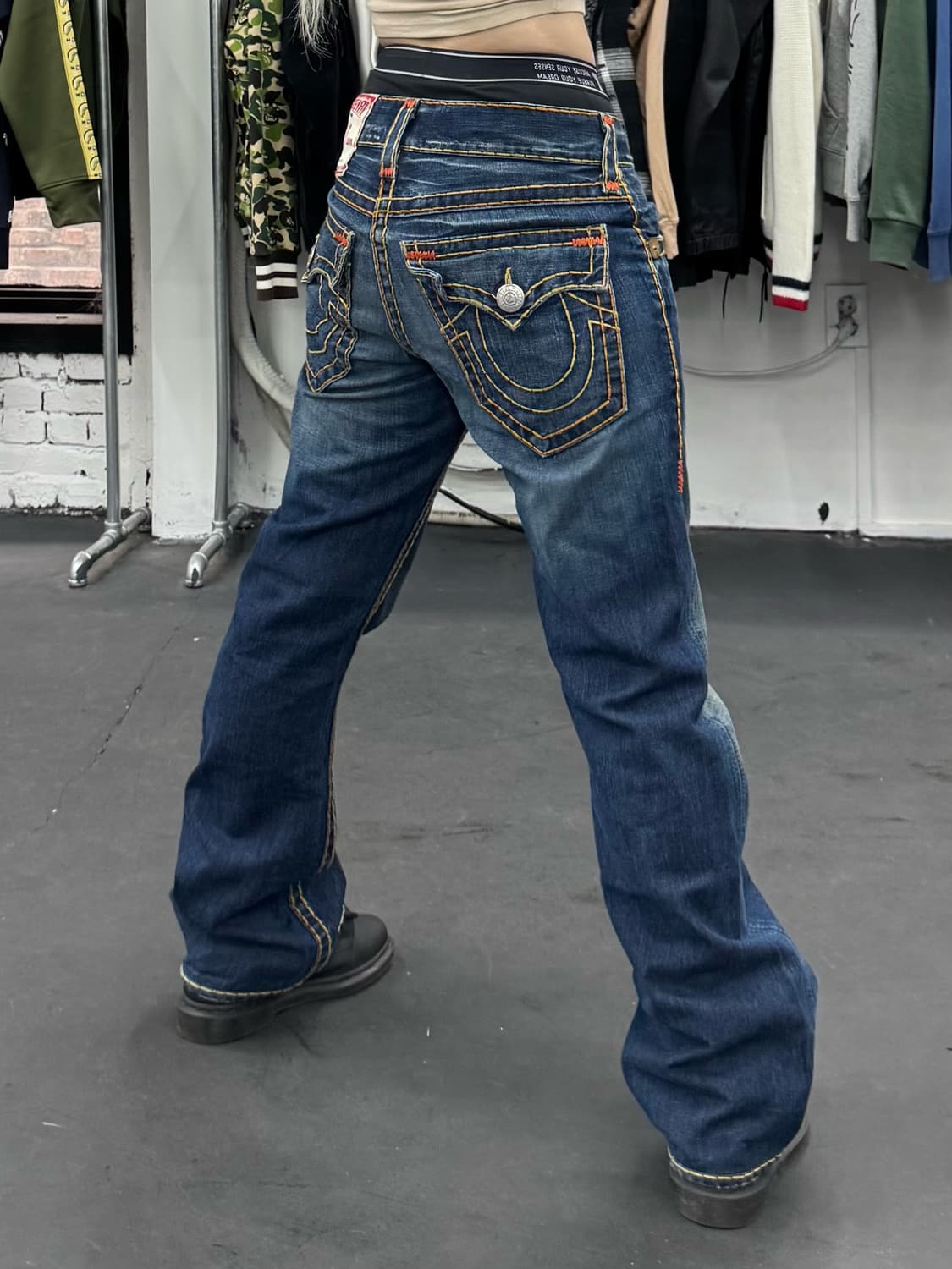 트루릴리전 빌리 슈퍼티 데님팬츠 상품이미지2