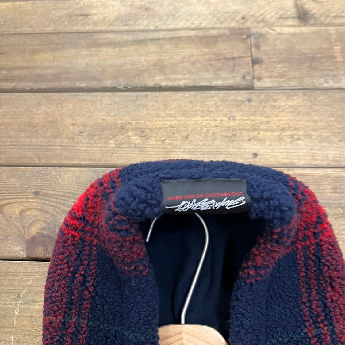 00s 마자 플라바  뽀글뽀글 후드 집업 잠바 상품이미지3