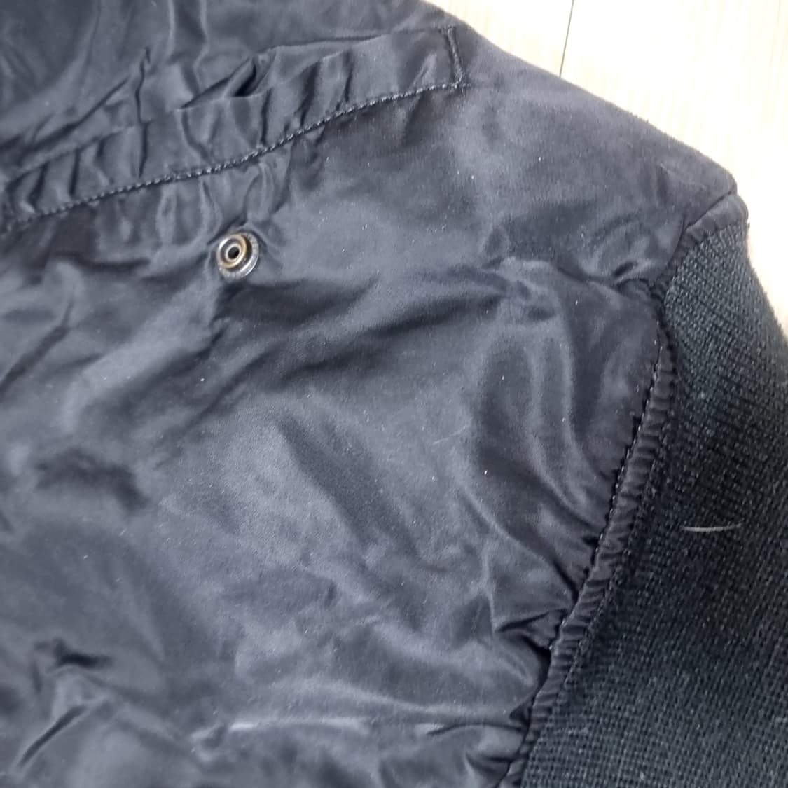 알파인더스트리 MA-1 블랙 항공점퍼(라지) 상품이미지6