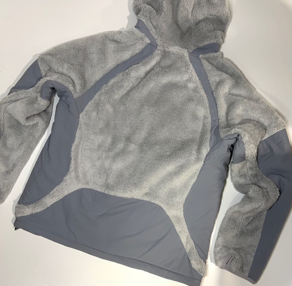 산산기어 플리스 후드자켓 라이트그레이 2 새상품 상품이미지3