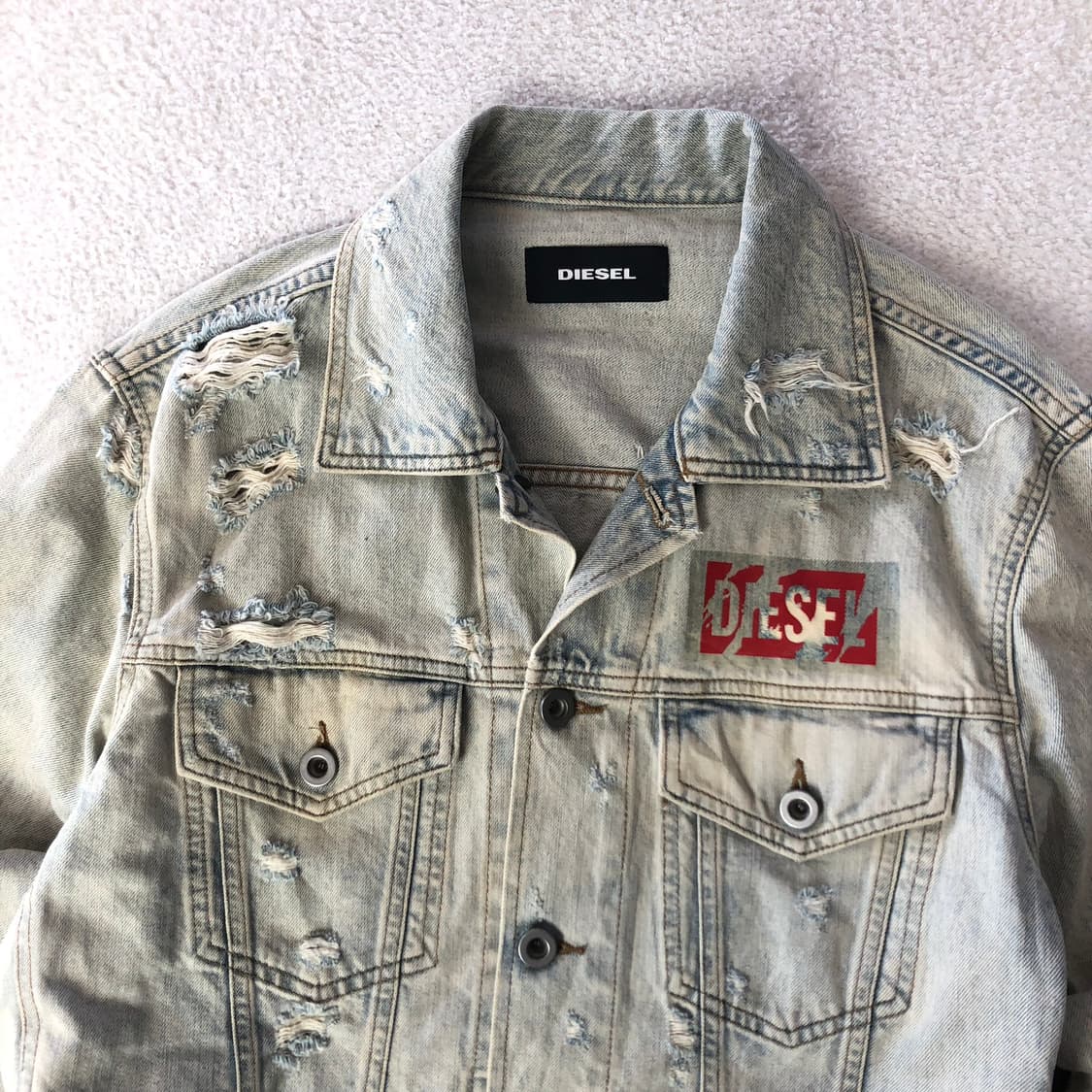 디젤 디스트로이드 데님자켓  상품이미지4