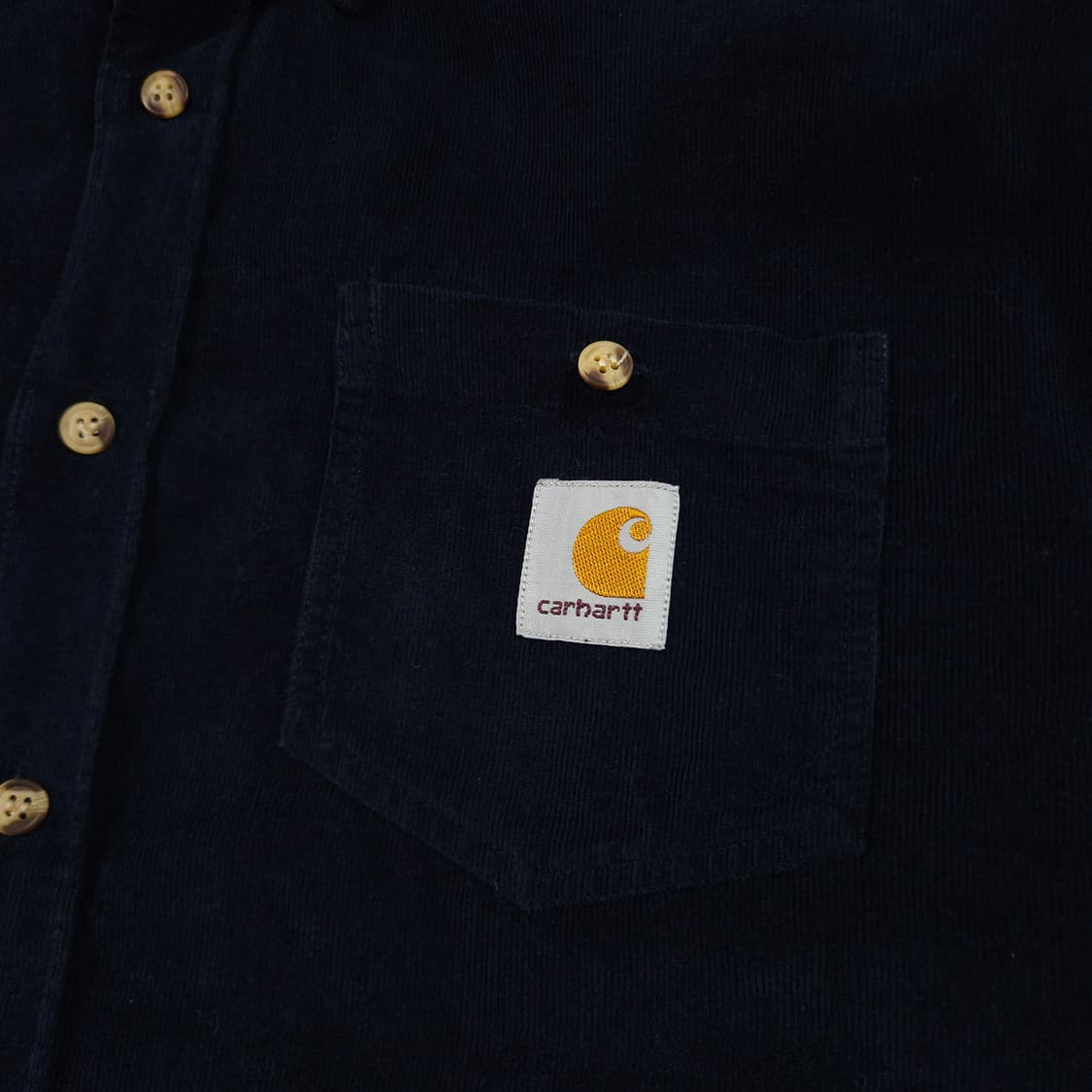 M(95) 칼하트 리워크 코듀로이 셔츠 네이비 상품이미지3