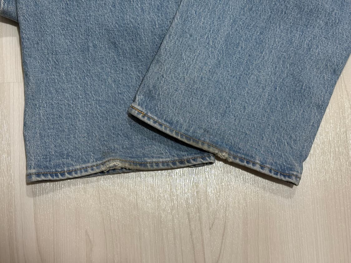 리바이스 517 프리미엄 부츠컷 플레어진 연청 데님 30x32 상품이미지6