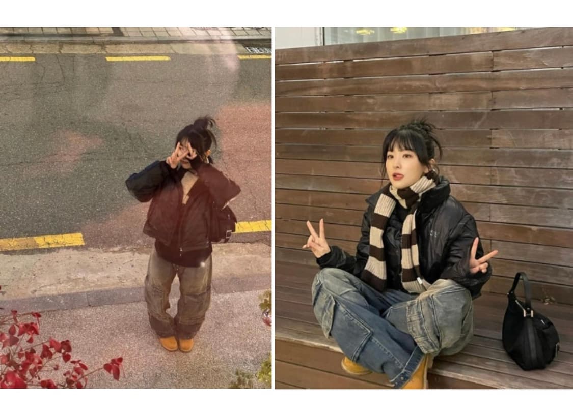 골든구스 카고팬츠 (레드벨벳 슬기착용) 상품이미지2