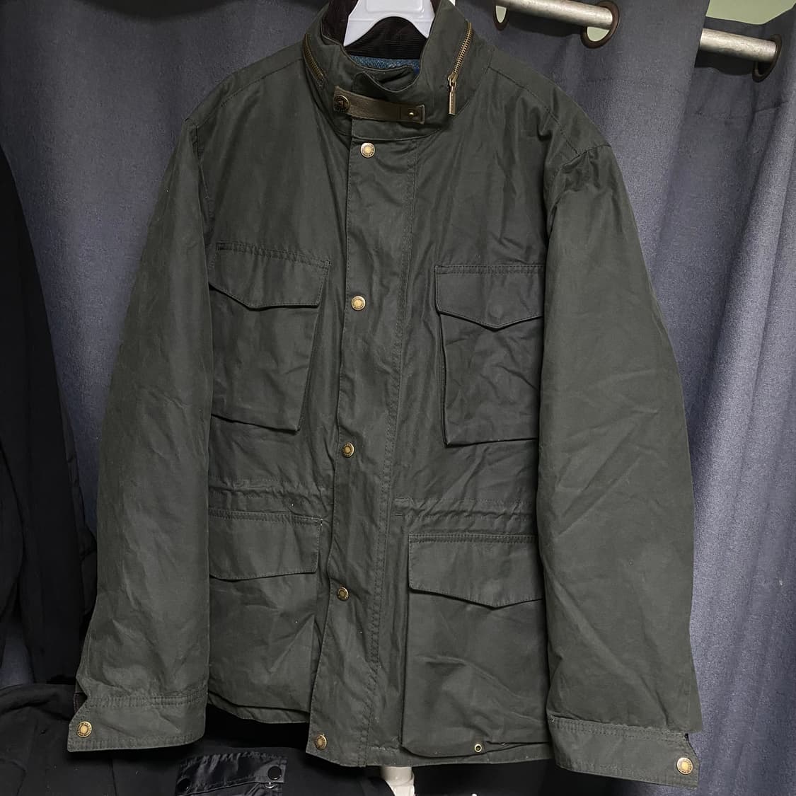 바버 스톰포스 라인 왁스자켓 M 상품이미지2