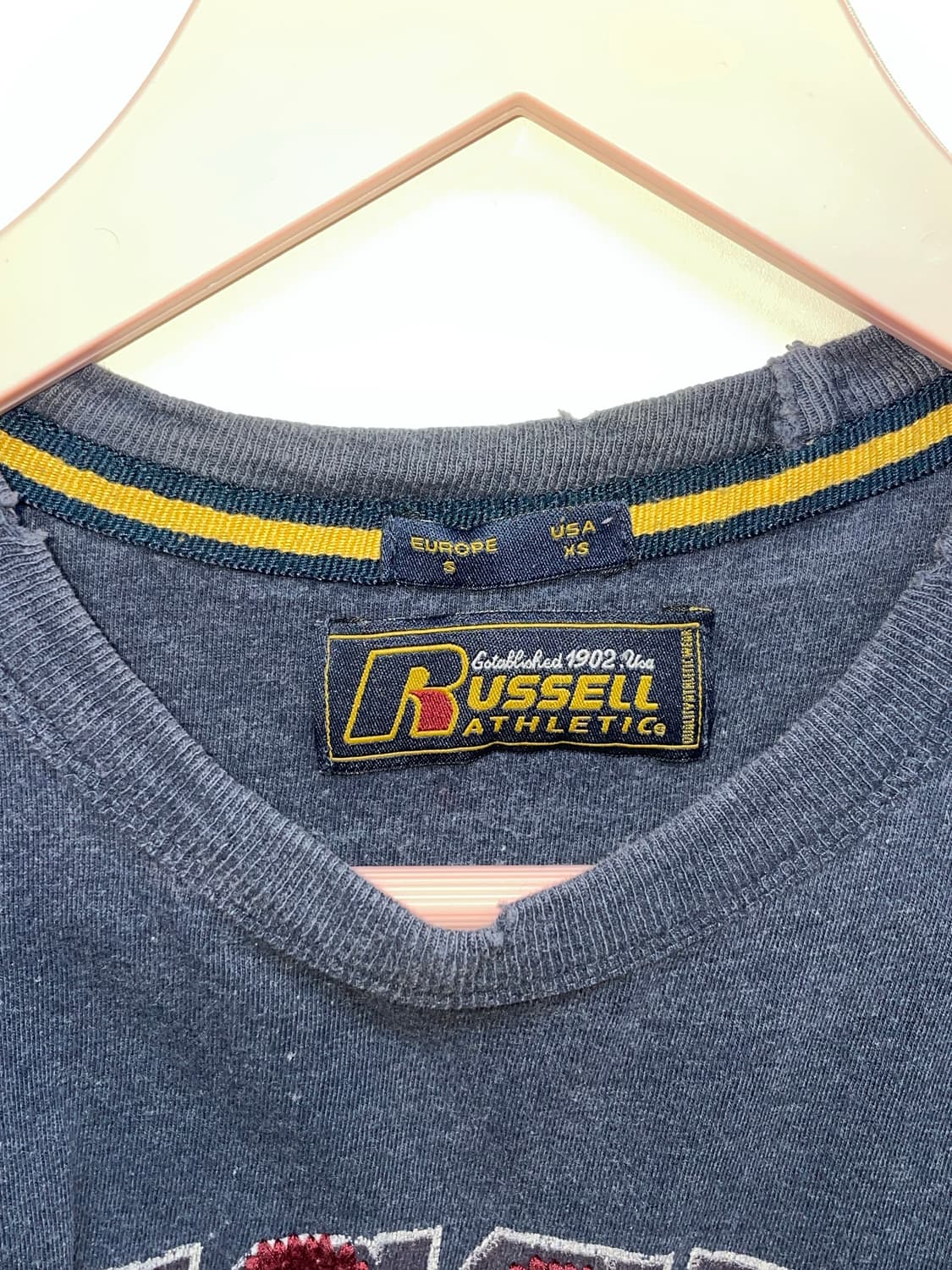 러셀 와일드캣츠 반팔 티셔츠 네이비 상품이미지6