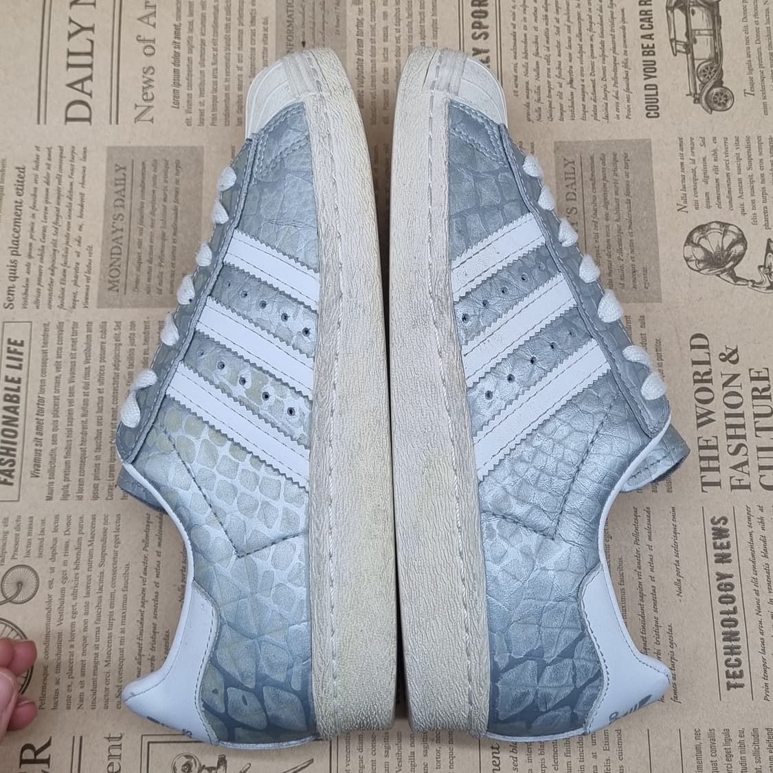 아디다스 슈퍼스타 80s 스니커즈 225 상품이미지5