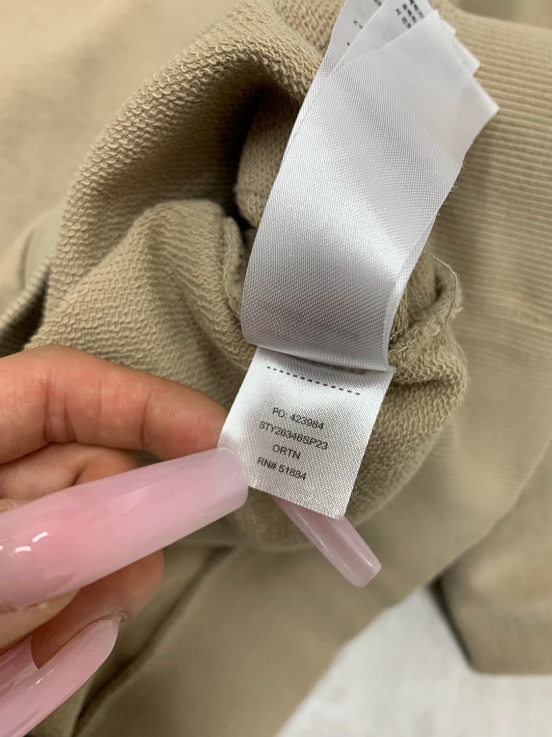 파타고니아 베이지 맨투맨 #712 상품이미지5