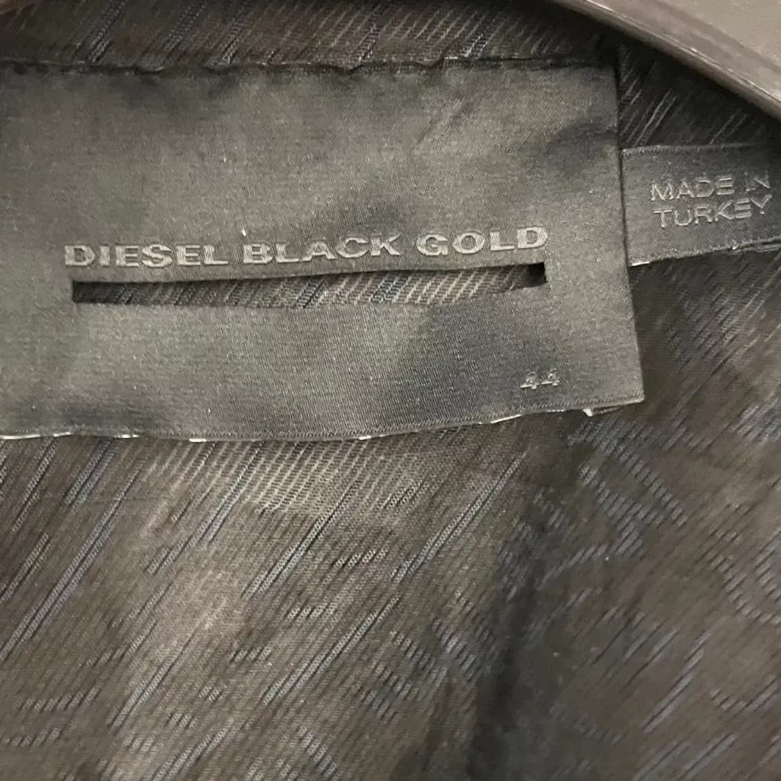 Diesel Black Gold 가죽 라이더 자켓 44 상품이미지6