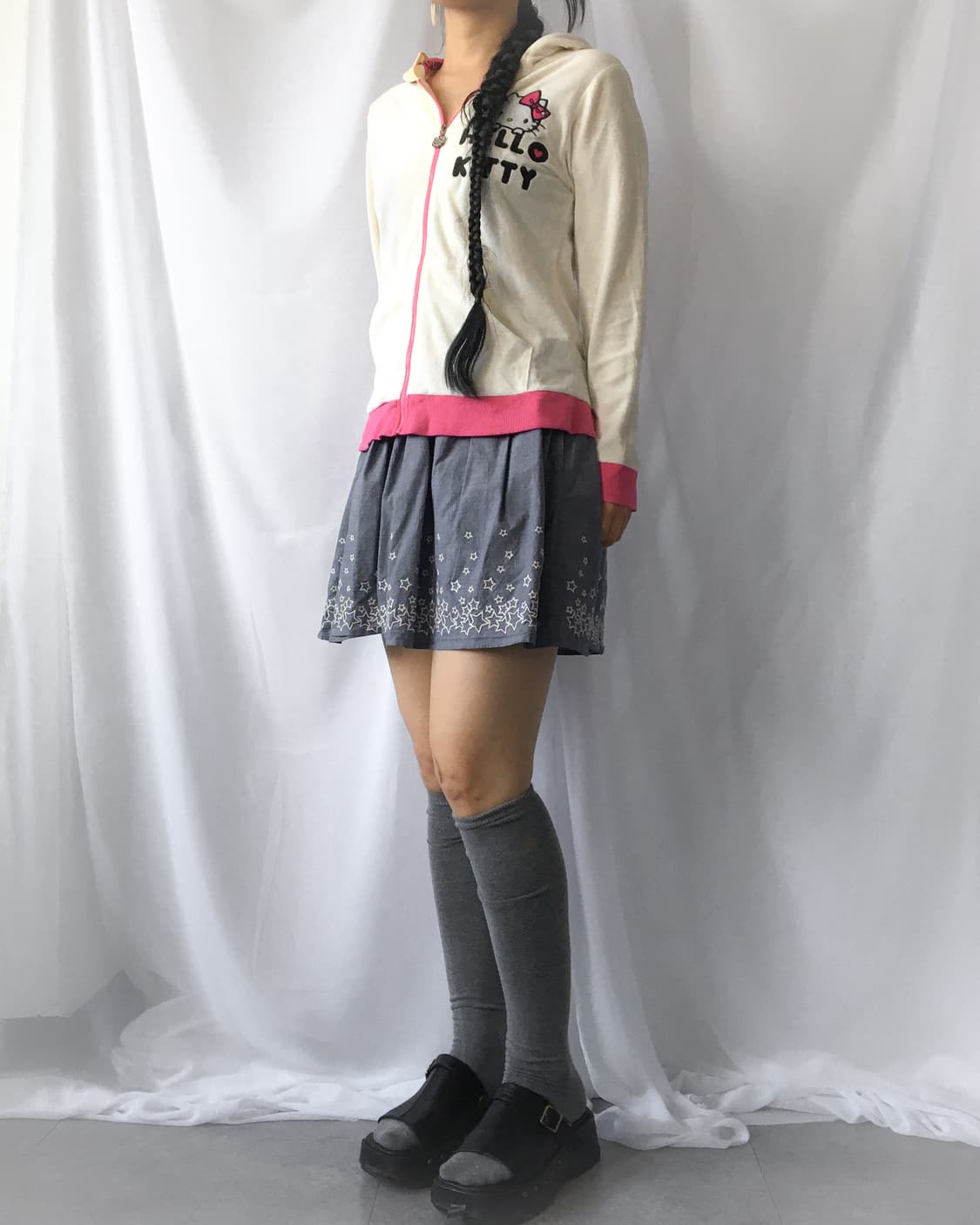 Star pattern mini skirt 상품이미지4