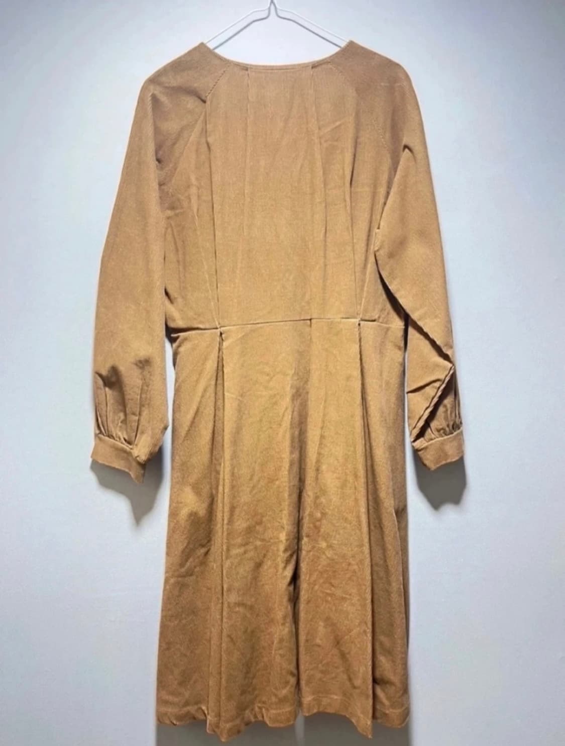 레트로문 코듀로이 벨티드 원피스 상품이미지3