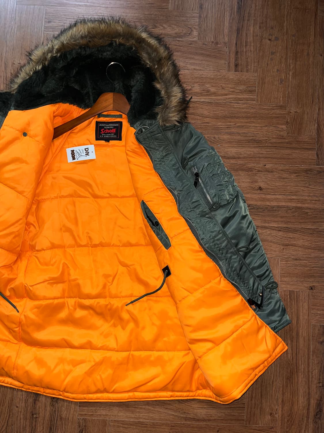 쇼트 밀리터리 N-3B 야상패딩 상품이미지9