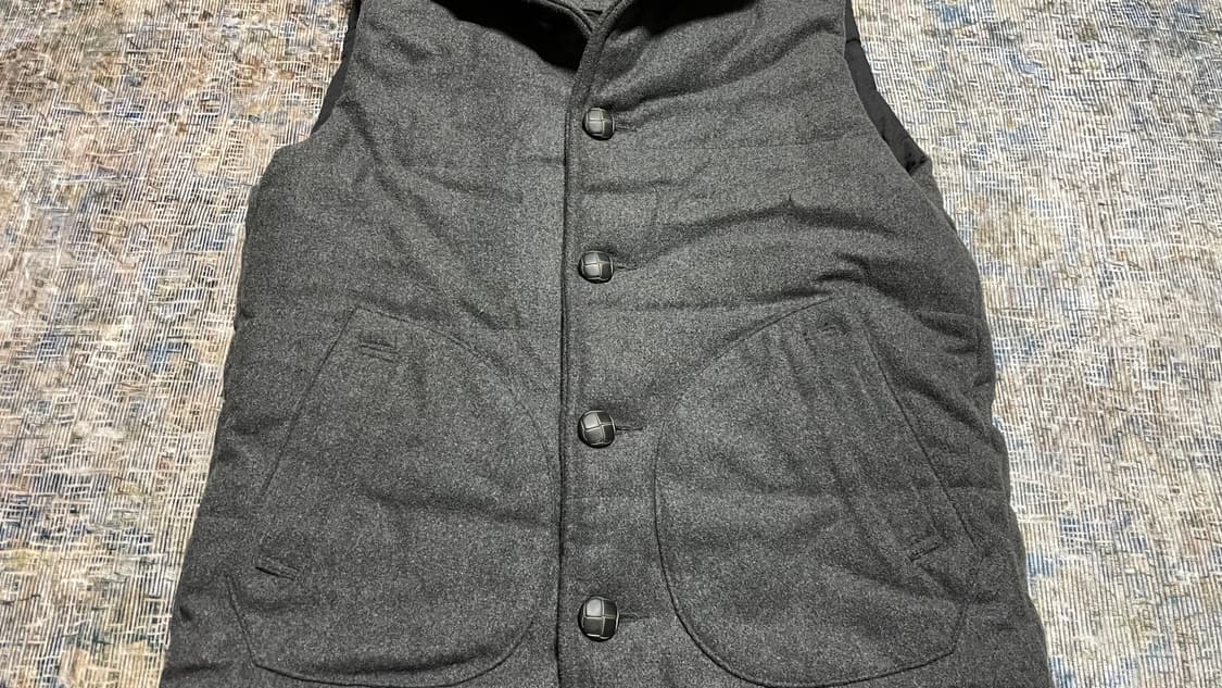 00s 빈티지 JINGO JEANS Y2K 워크웨어 울터치 패딩 베스트 상품이미지6