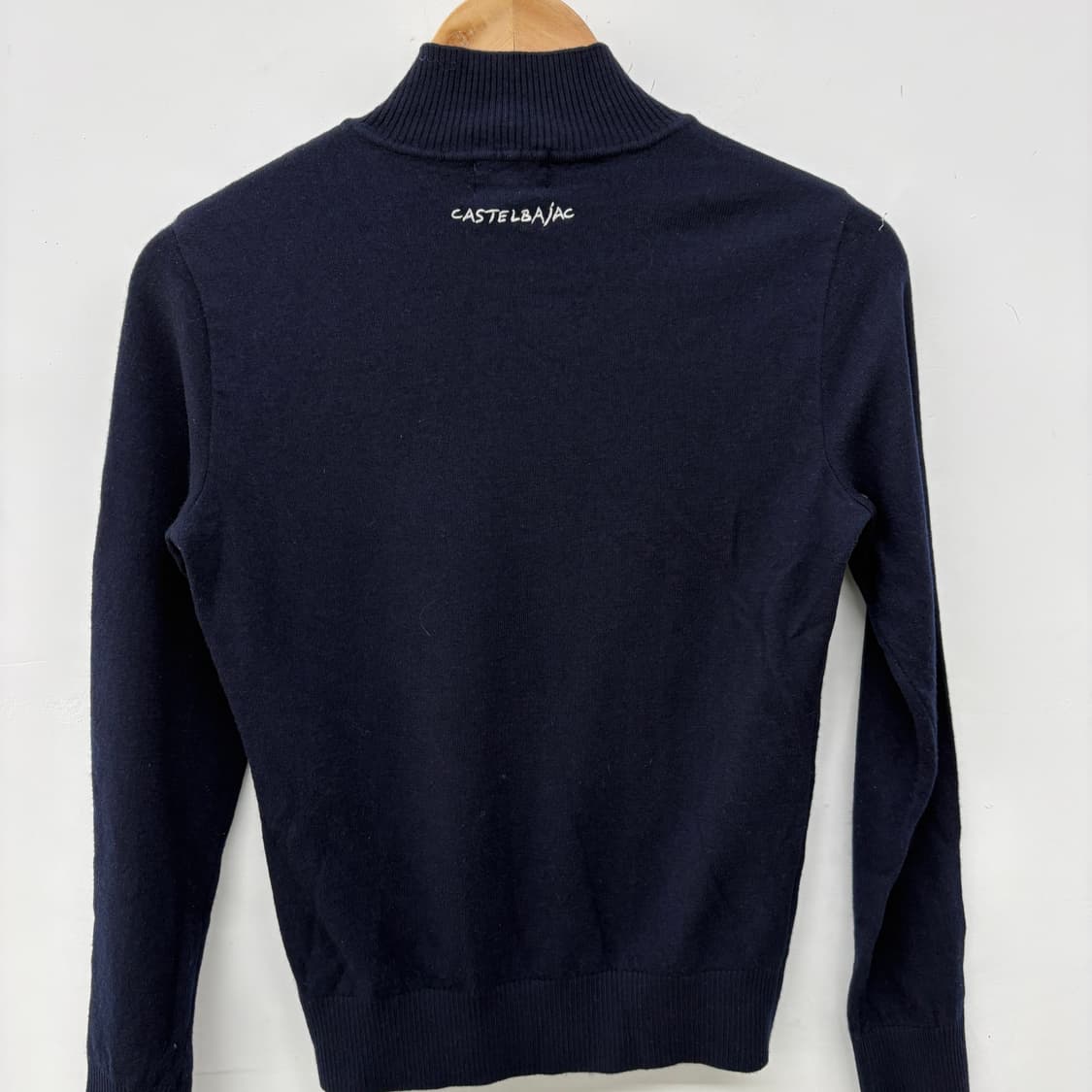 까스텔바작 프린팅 블랙 니트 여성 S 상품이미지5