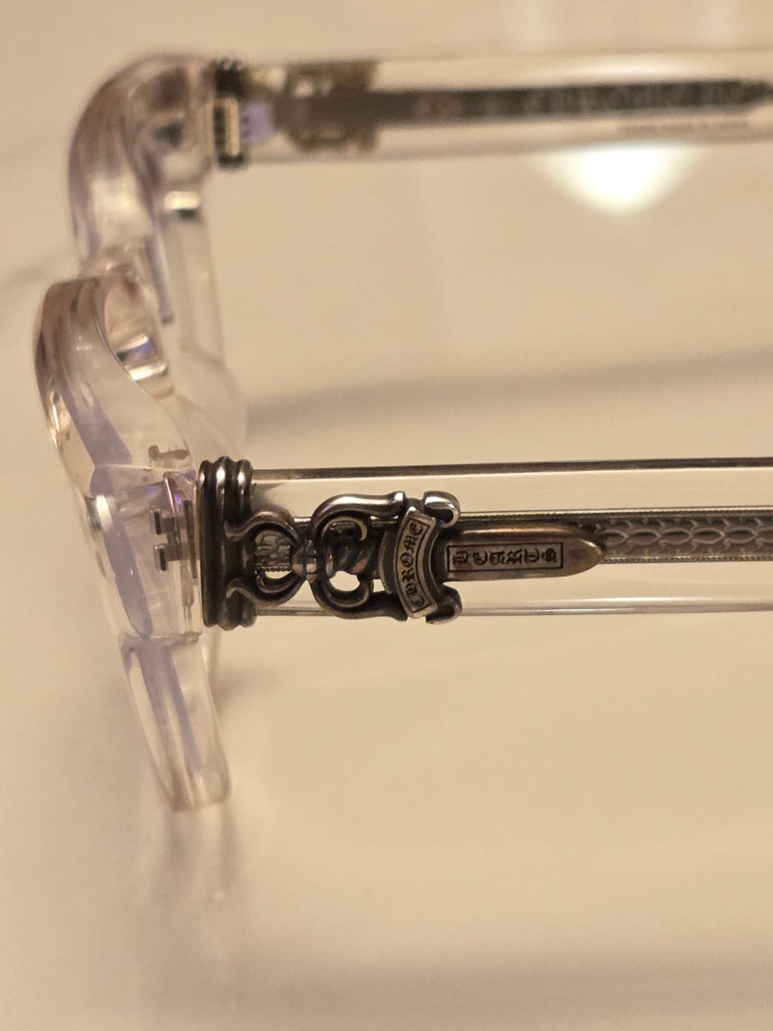 [정품] Chrome Hearts 클리어 솔 대거 안경 상품이미지1