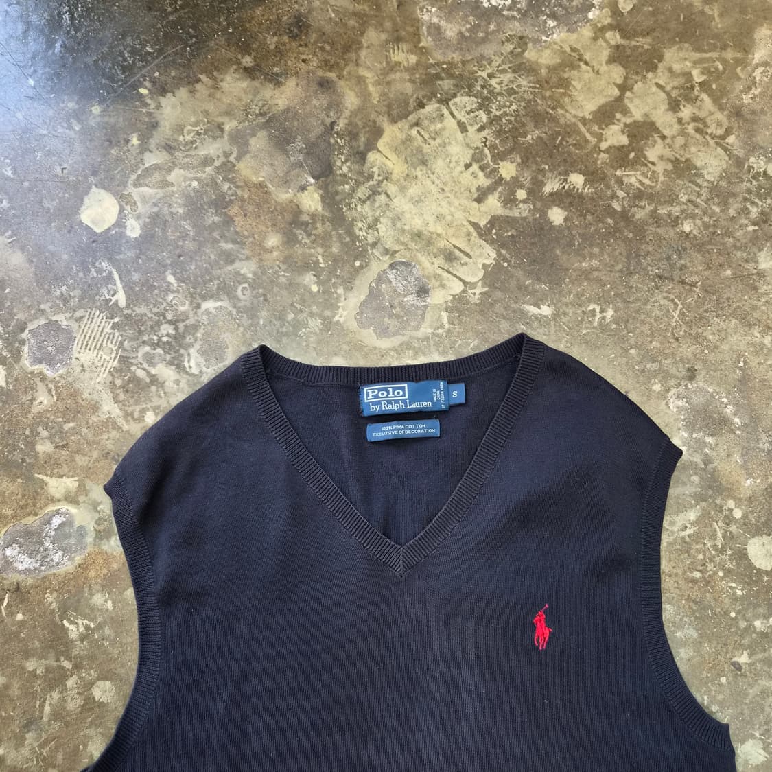 S) 폴로랄프로렌 브이넥 니트조끼 베스트 상품이미지2