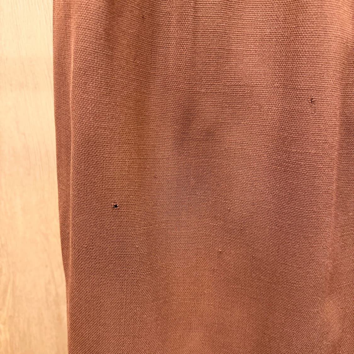 크리스찬 디올 울 미디 스커트 무지 핀턱 디테일 H라인 오렌지 브라운 상품이미지8