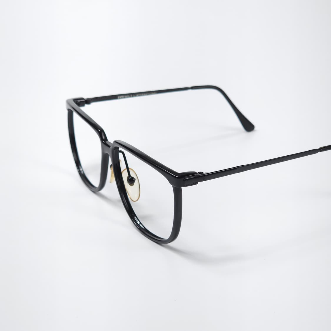 90년도 빈티지 카본 뿔테 안경 상품이미지1