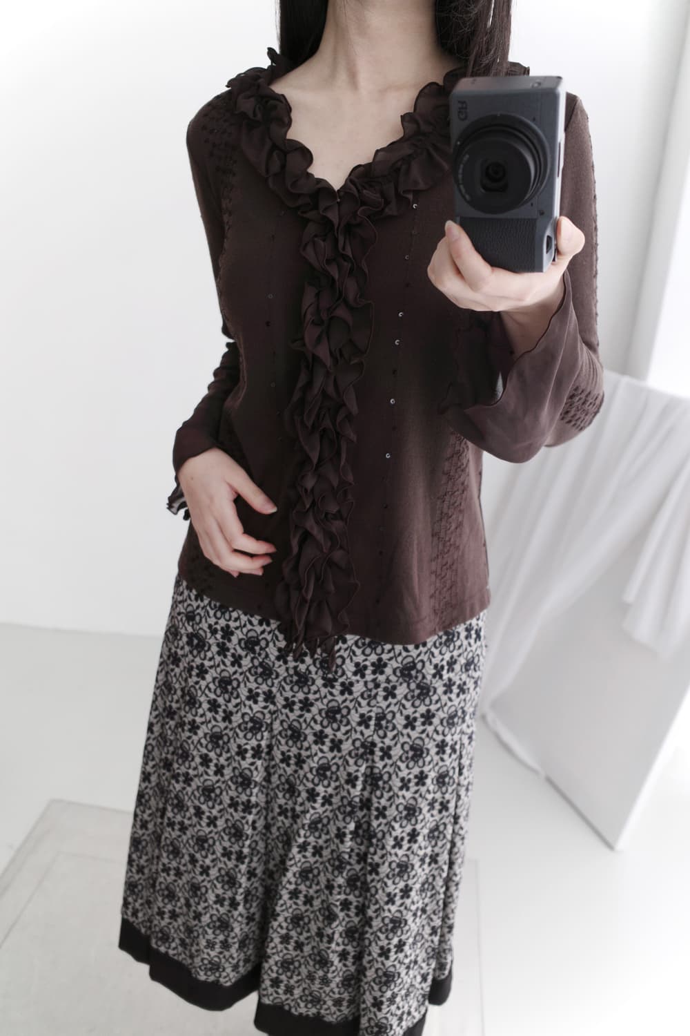 frill sequin long sleeve 상품이미지6