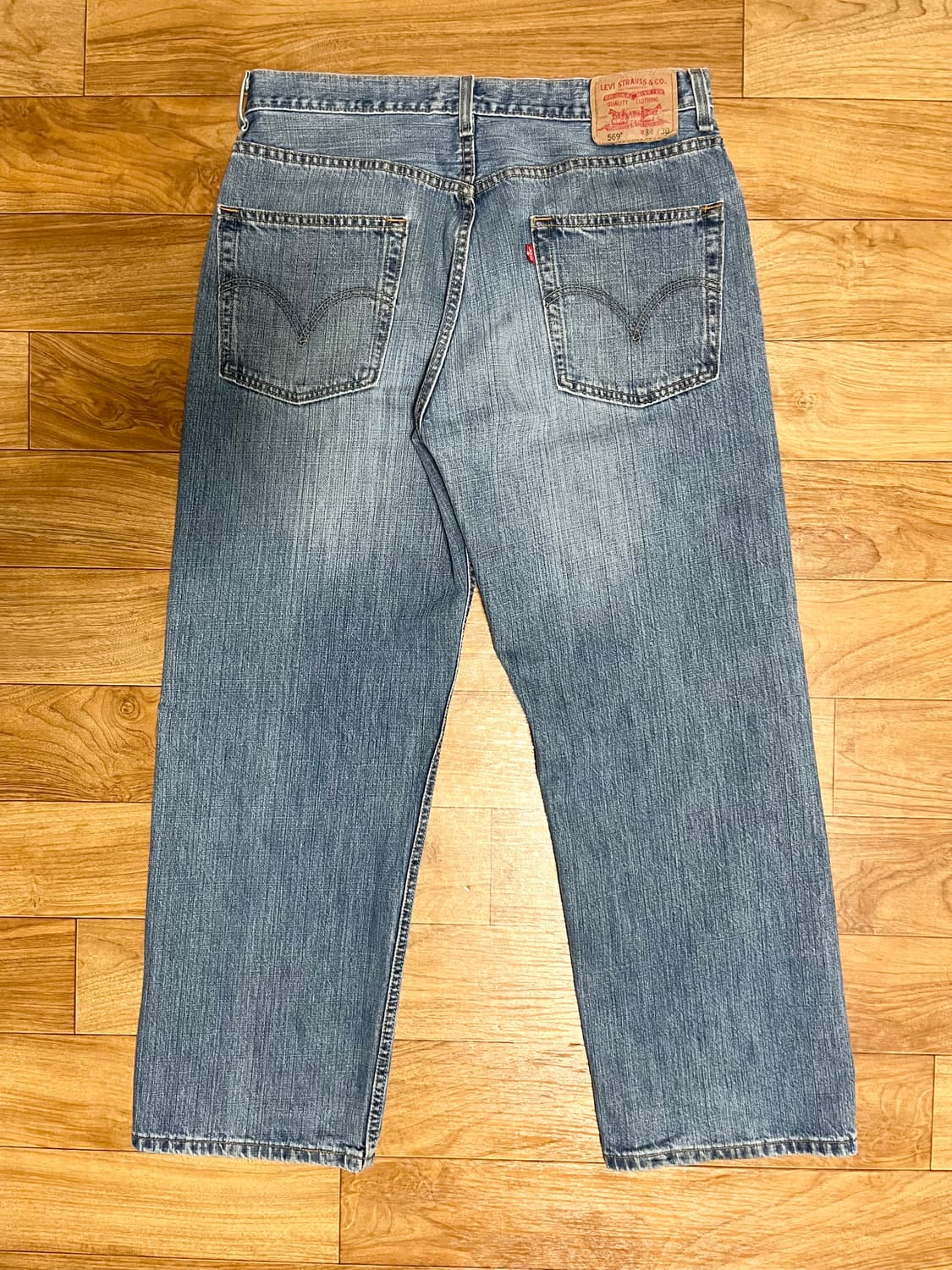 빈티지 리바이스 569 와이드데님 팬츠 34x30 상품이미지1