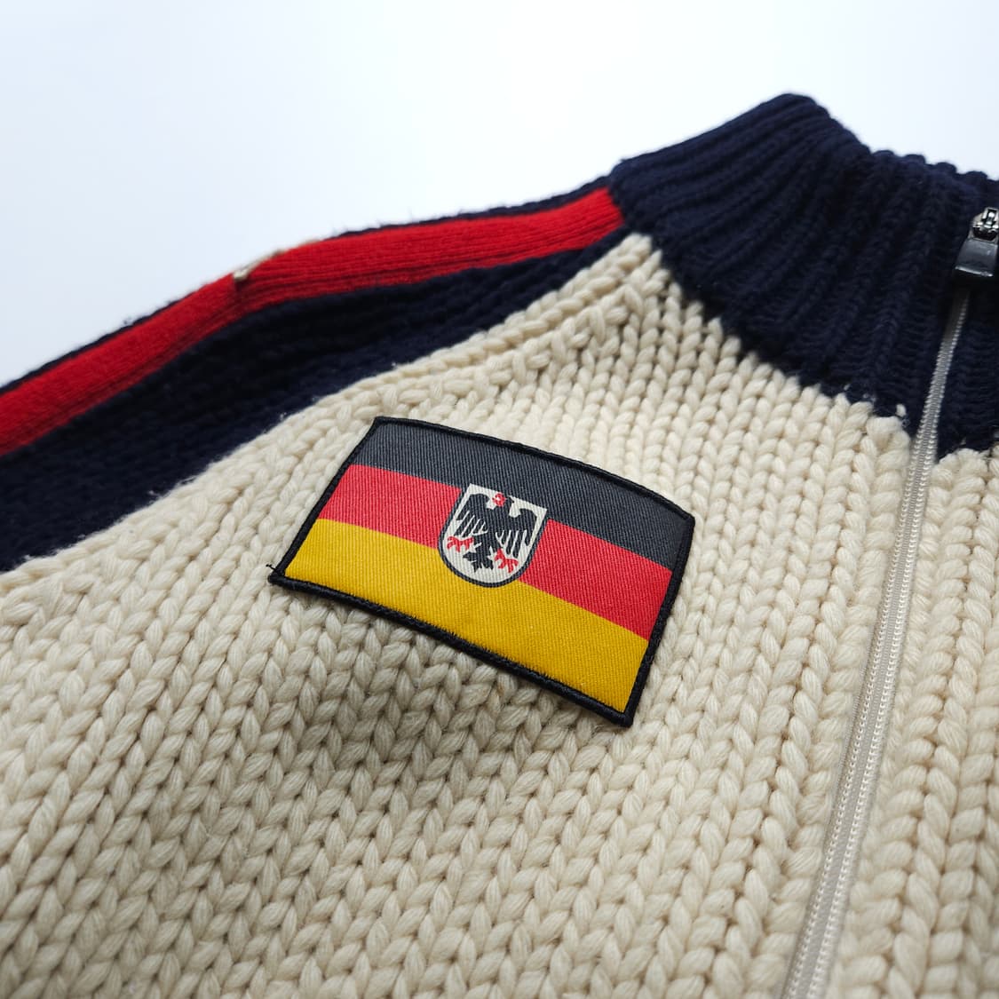 카파 독일 레트로 국가대표 빅로고 크롭 스웨터 자켓 (90) 상품이미지4