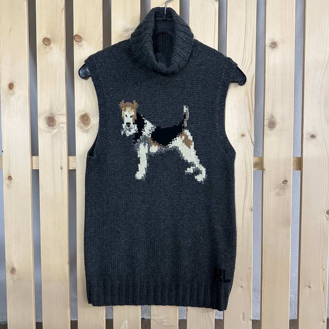 (S) 폴로 퍼피 그레이 목폴라 니트 상품이미지1