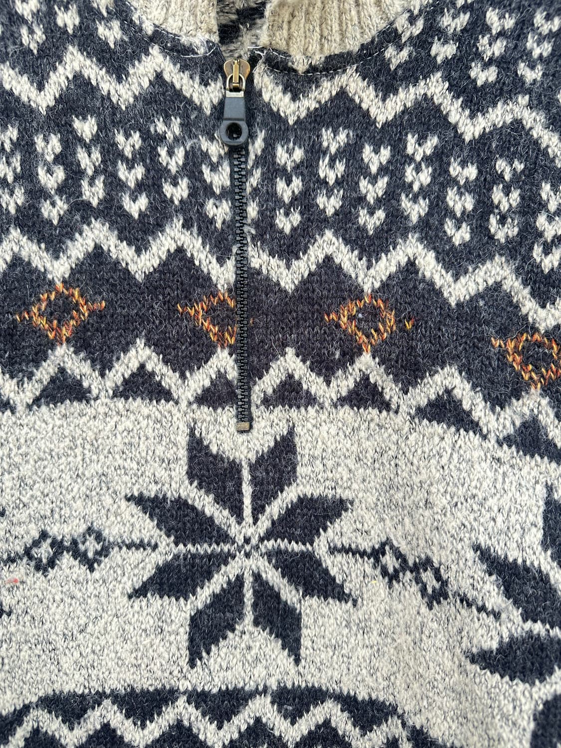 노르딕 하프집업 니트 상품이미지4