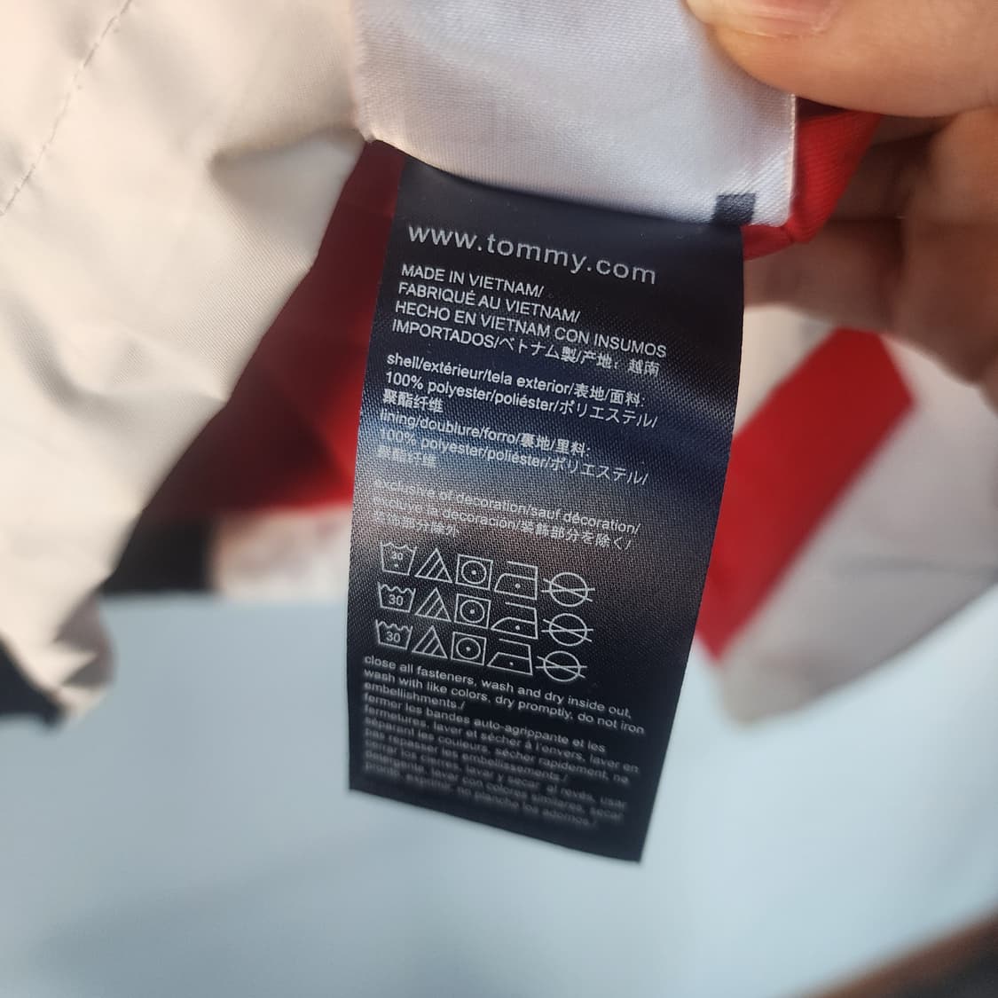 타미힐피거 컬러블록 바람막이 자켓 상품이미지5