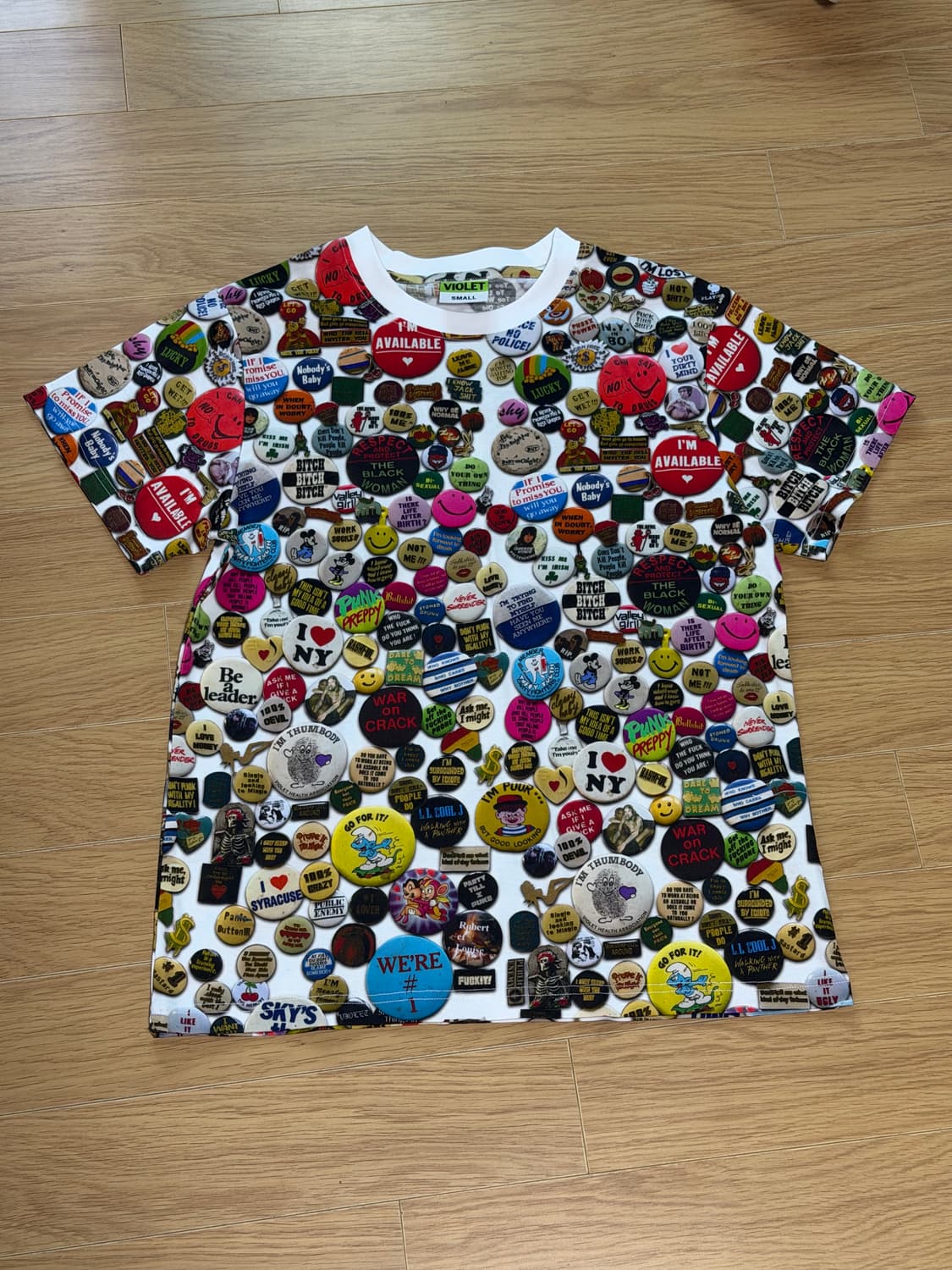 바이올렛  Pins Tee S  상품이미지1